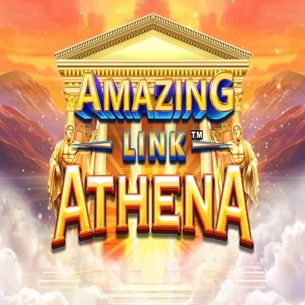 Amazing Link Athena slot logo by SpinPlay Games at Betamo Casino
