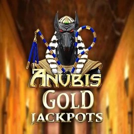 Anubis Gold Jackpots online game logo by Inspired Gaming on betamocasinos.com