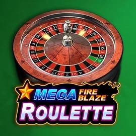 Mega Fire Blaze Roulette online game logo by Playtech on betamocasinos.com