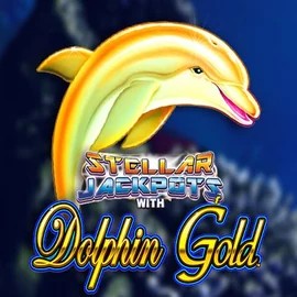 Dolphin Gold with Stellar Jackpots logo – Jackpots by Lightning Box Game at Betamo Casino