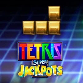 Tetris Super Jackpots slot visual from WMS available on betamocasinos.com