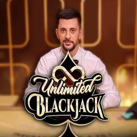 Unlimited Blackjack logo by Ezugi at Betamo Casino